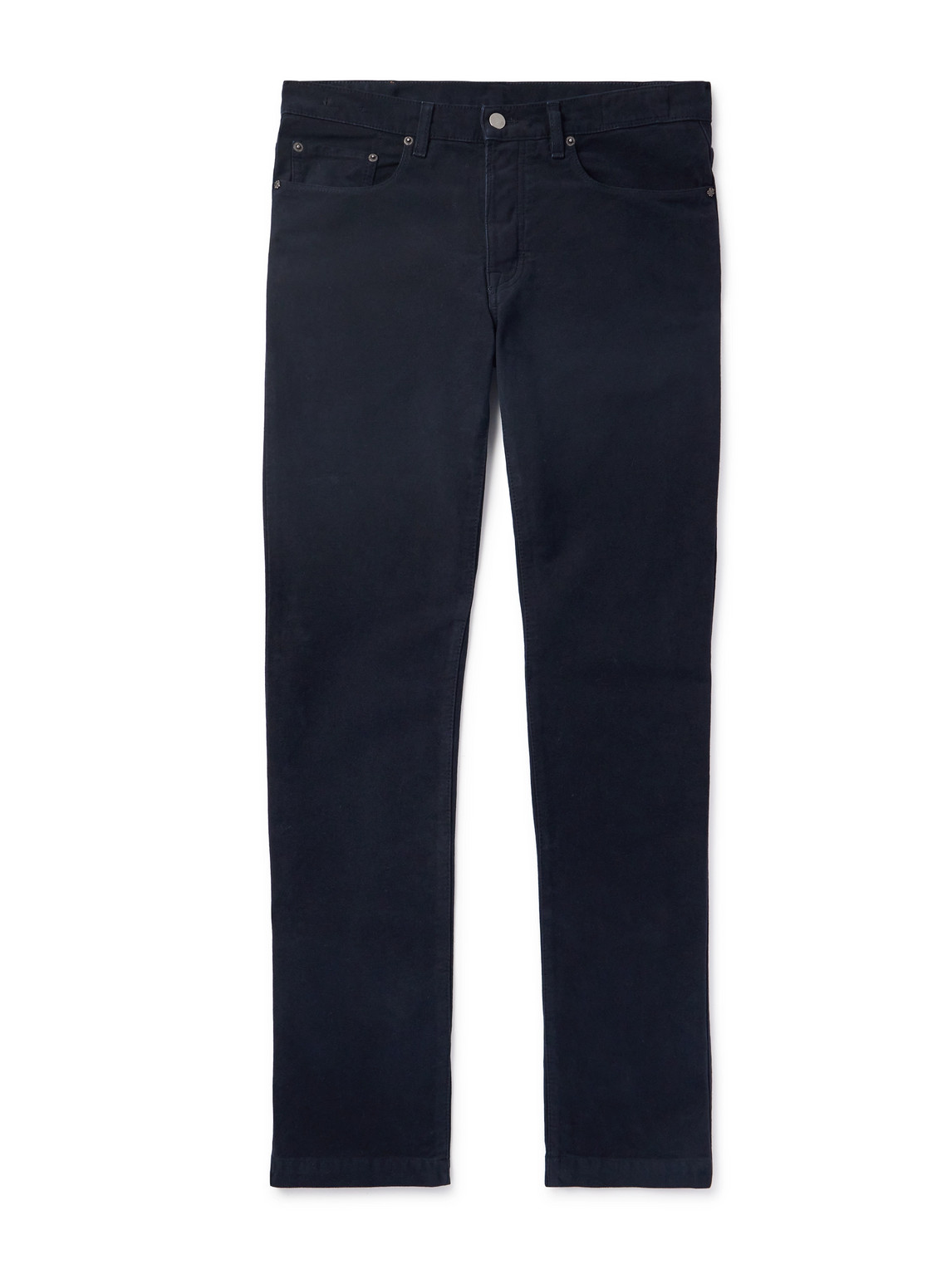 Massimo Alba - Alunga Slim-Fit Cotton-Moleskin Trousers - Men - Blue - UK/US 38 von Massimo Alba