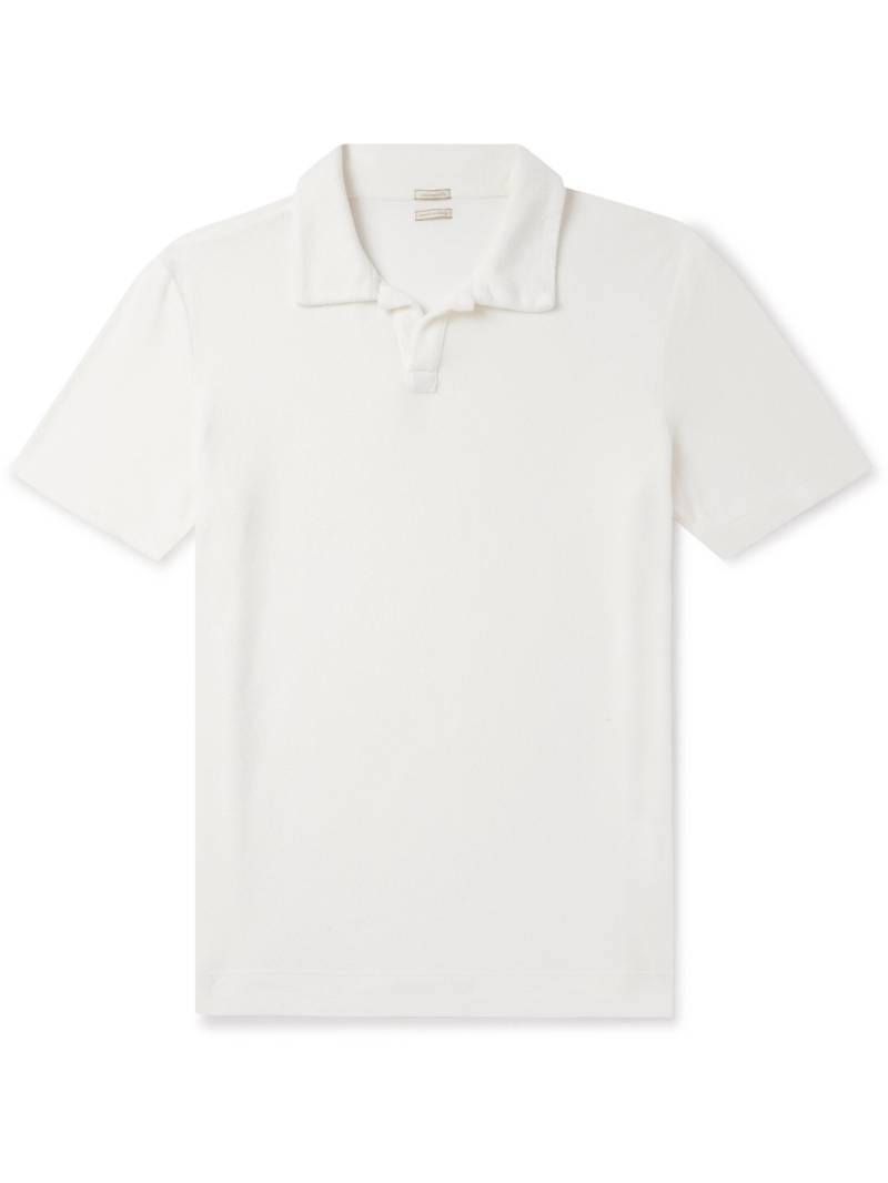 Massimo Alba - Aruba Terry Polo Shirt - Men - Neutrals - M von Massimo Alba
