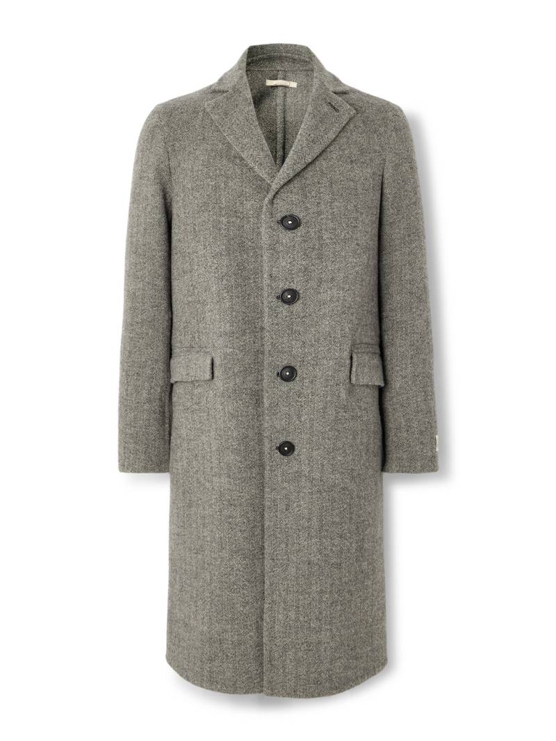 Massimo Alba - Austin Herringbone Virgin Wool Coat - Men - Gray - IT 44 von Massimo Alba