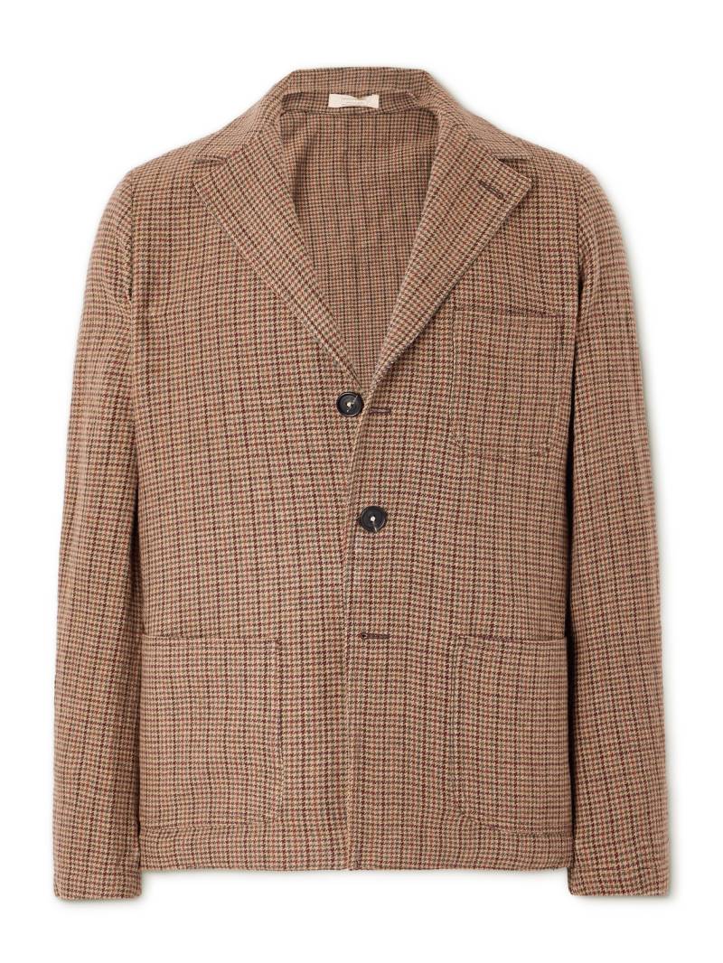 Massimo Alba - Baglietto Checked Houndstooth Wool-Blend Blazer - Men - Neutrals - IT 52 von Massimo Alba