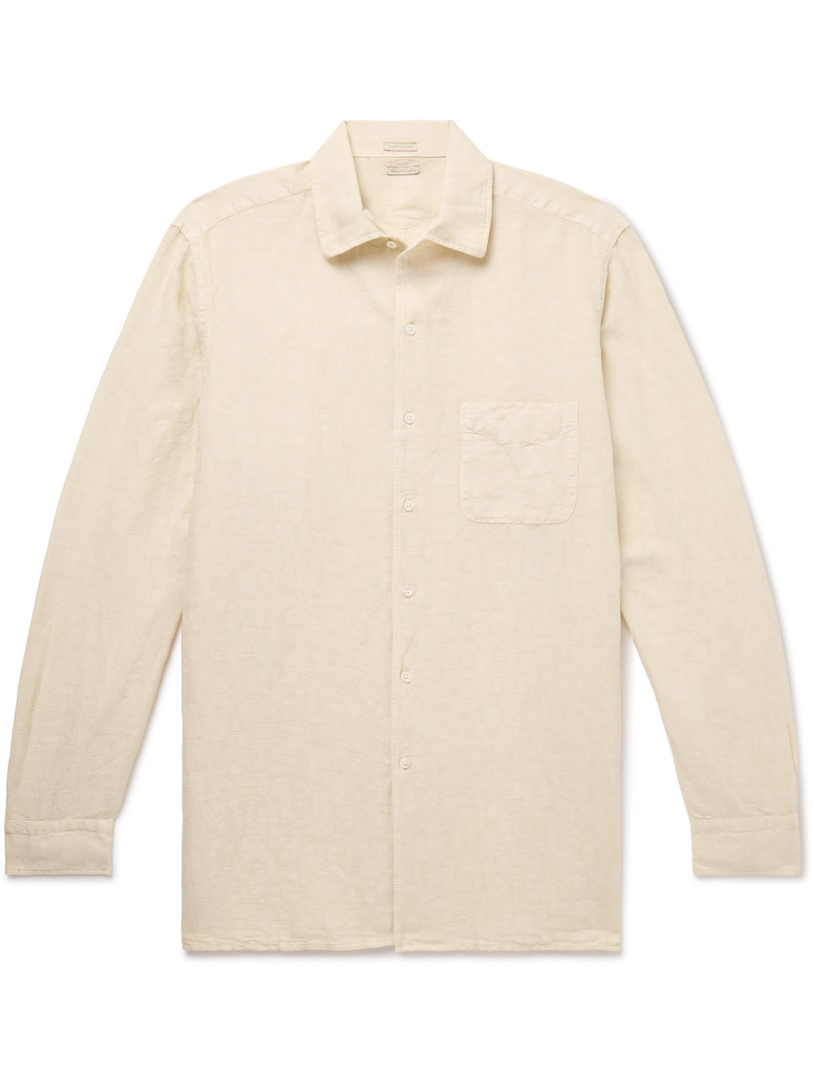 Massimo Alba - Bowles Linen and Cotton-Blend Shirt - Men - Neutrals - XXL von Massimo Alba