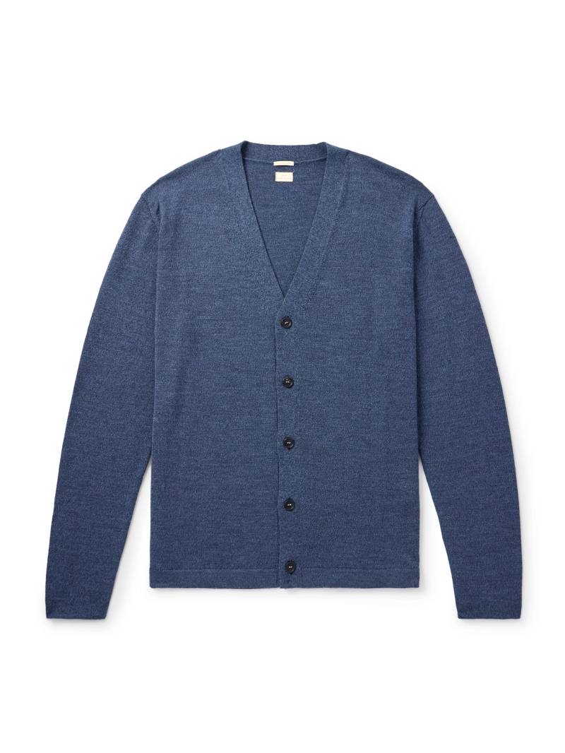 Massimo Alba - Darcy Virgin Wool Cardigan - Men - Blue - L von Massimo Alba