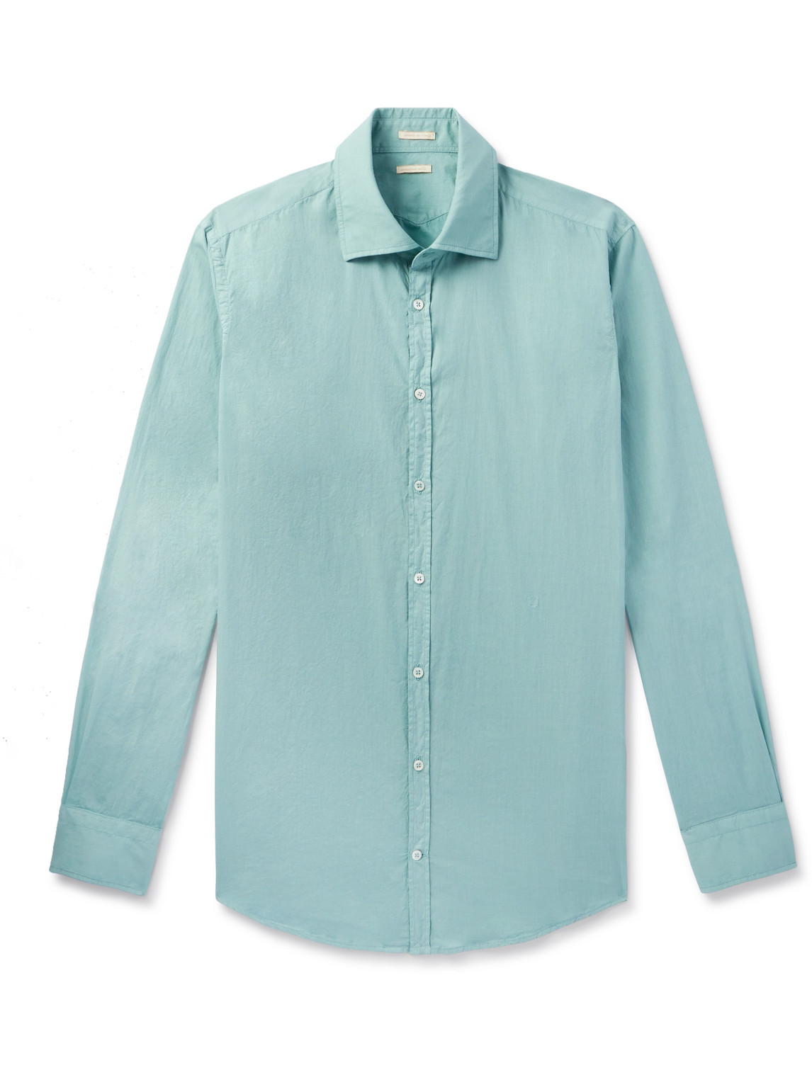 Massimo Alba - Genova Cutaway-Collar Cotton-Voile Shirt - Men - Blue - S von Massimo Alba