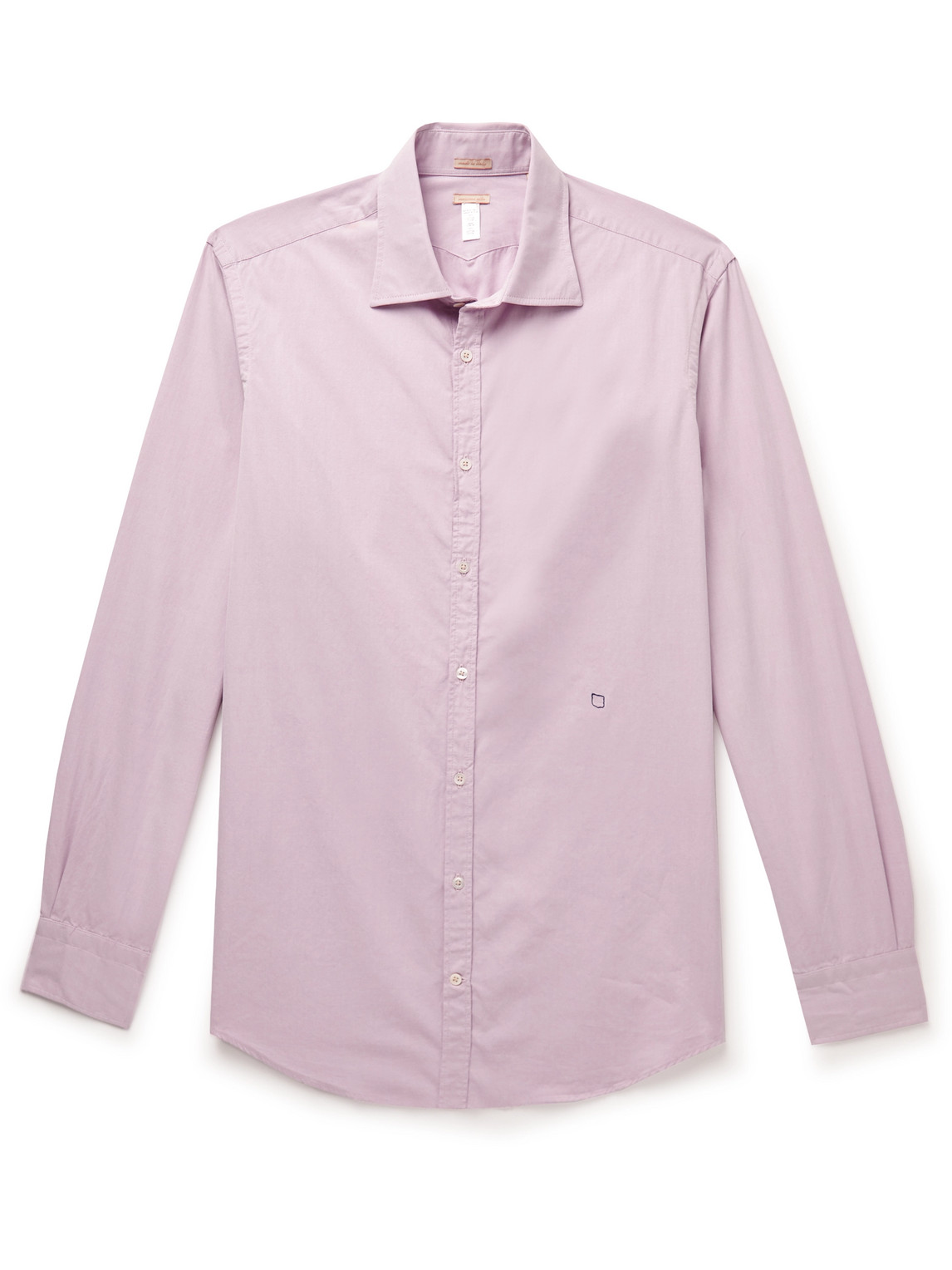 Massimo Alba - Genova Striped Cotton-Poplin Shirt - Men - Purple - XXL von Massimo Alba