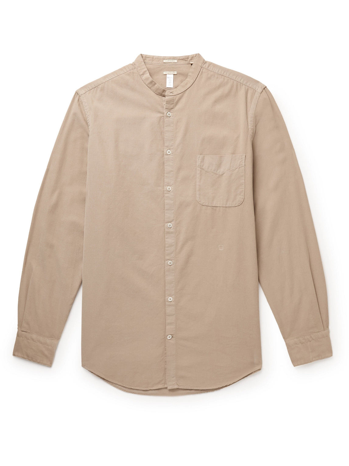 Massimo Alba - Noto2 Grandad-Collar Cotton-Corduroy Shirt - Men - Neutrals - XL von Massimo Alba