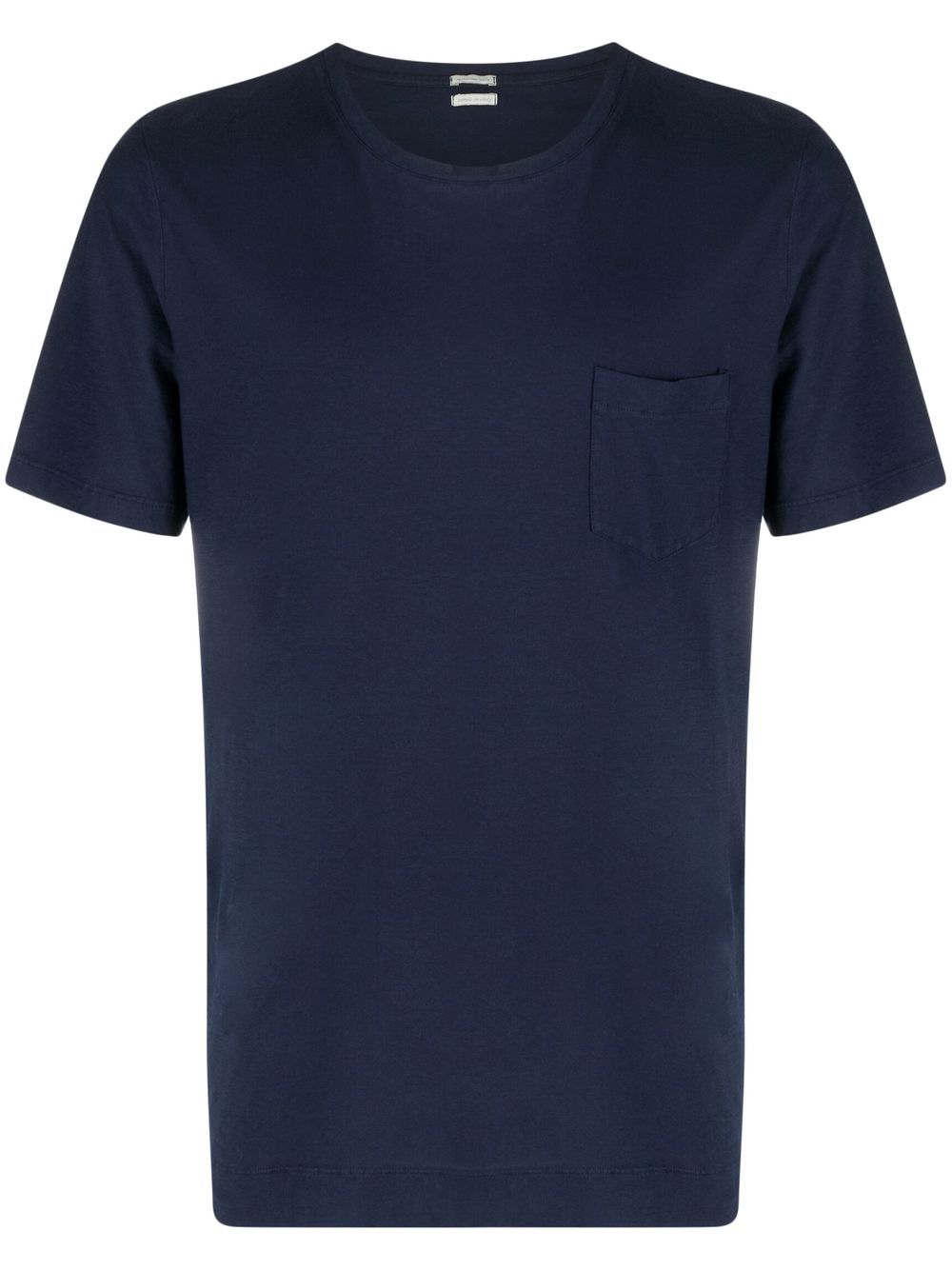 Massimo Alba Panarea T-Shirt mit Brusttasche - Blau von Massimo Alba