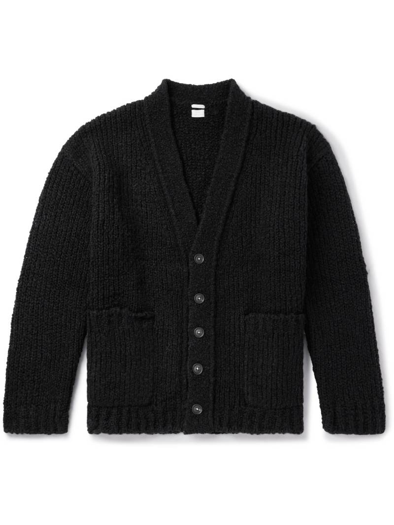 Massimo Alba - Ribbed Wool Cardigan - Men - Black - 1 von Massimo Alba