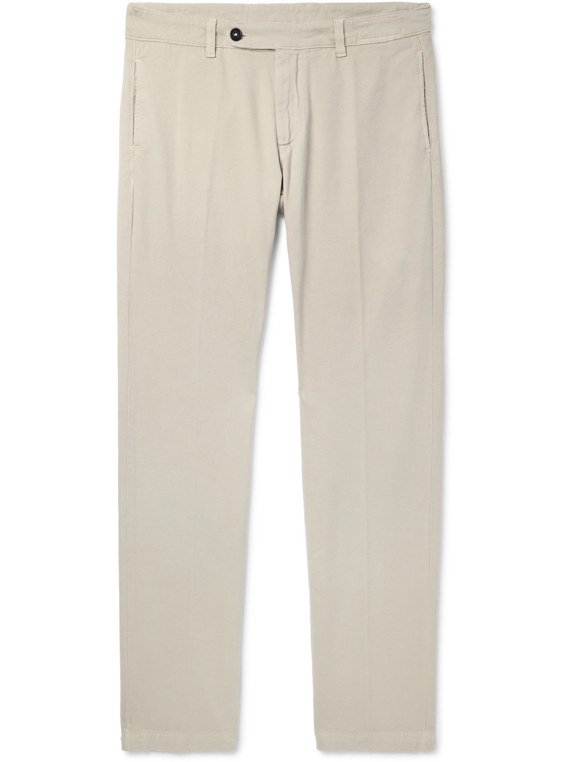 Massimo Alba - Winch2 Slim-Fit Cotton-Blend Twill Trousers - Men - Neutrals - IT 54 von Massimo Alba