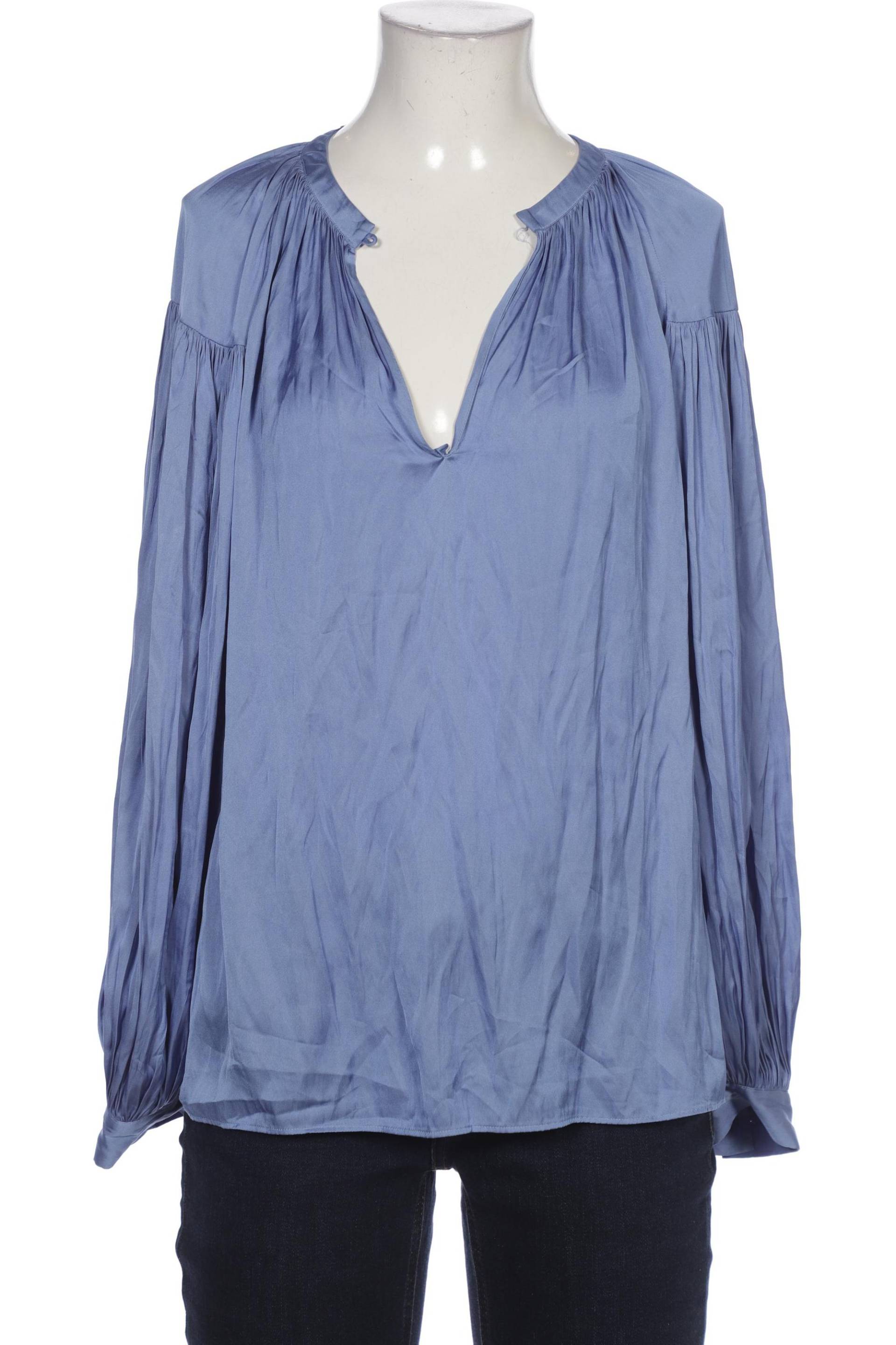 Massimo Dutti Damen Bluse, blau von Massimo Dutti