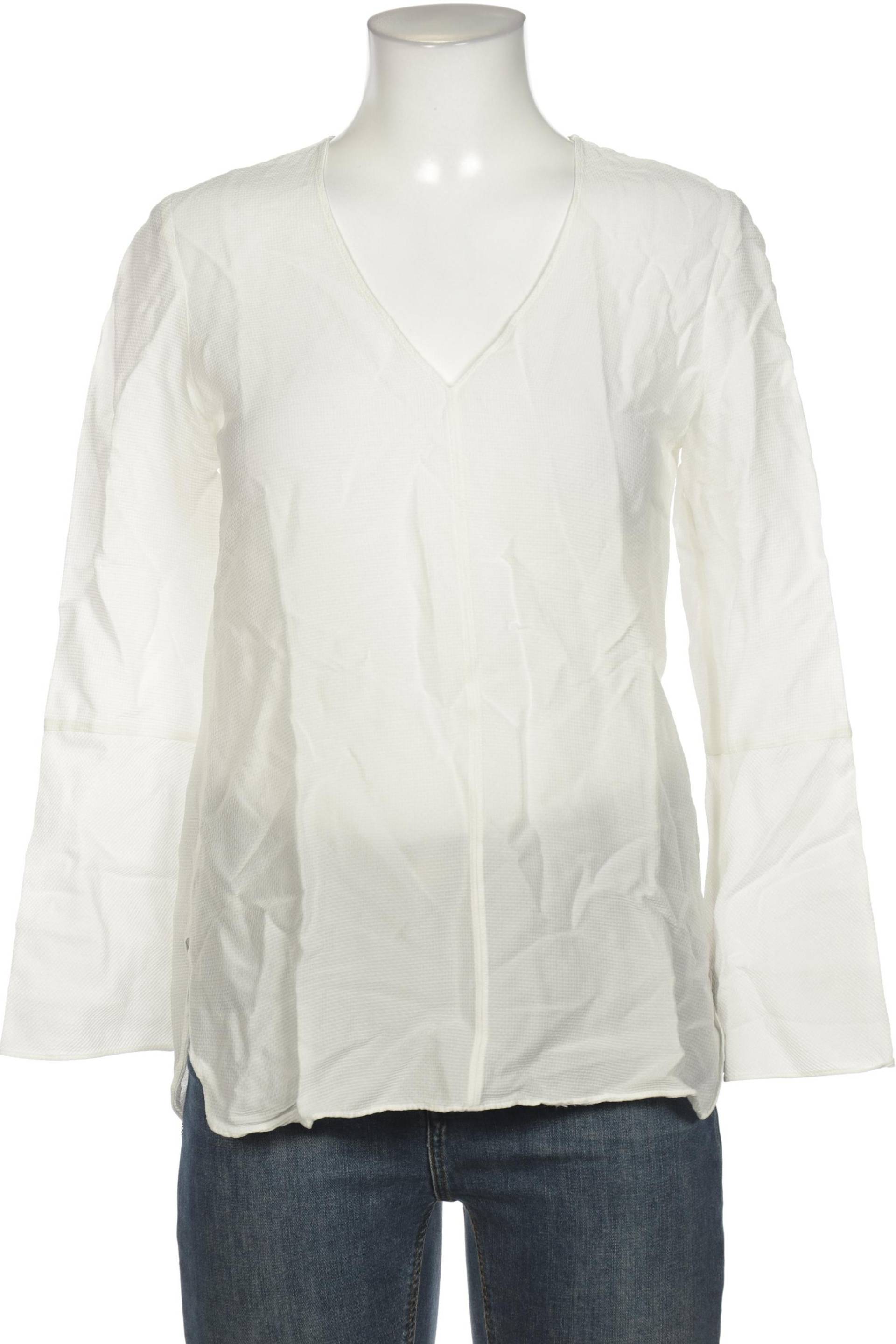 Massimo Dutti Damen Bluse, weiß von Massimo Dutti