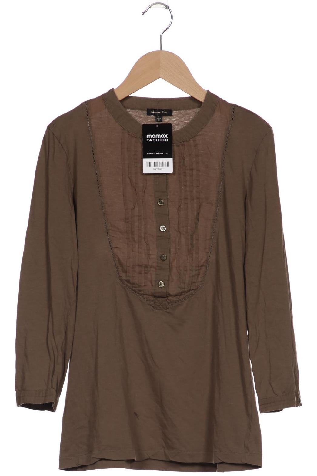 Massimo Dutti Damen Langarmshirt, grün von Massimo Dutti