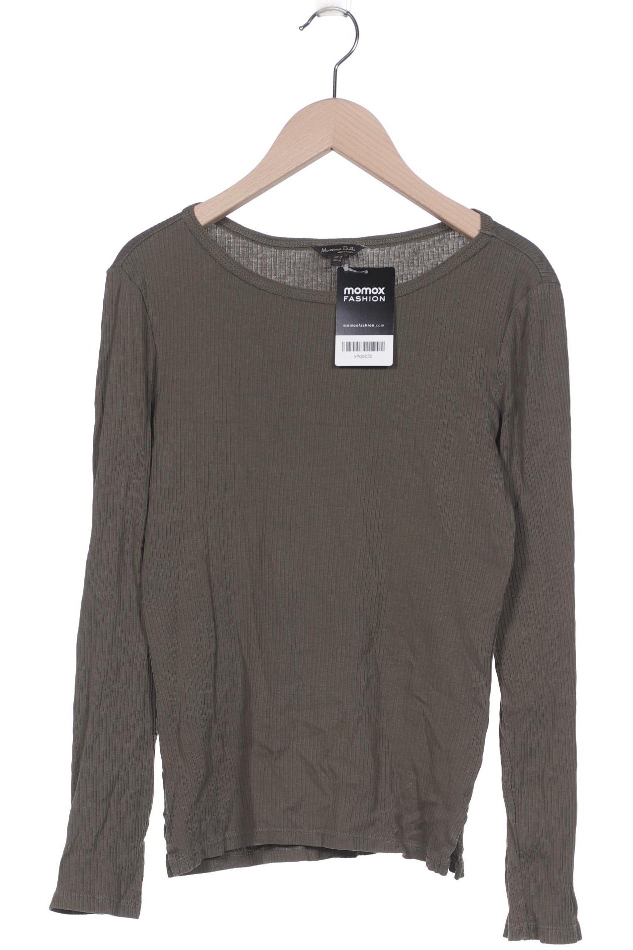 Massimo Dutti Damen Langarmshirt, grün von Massimo Dutti