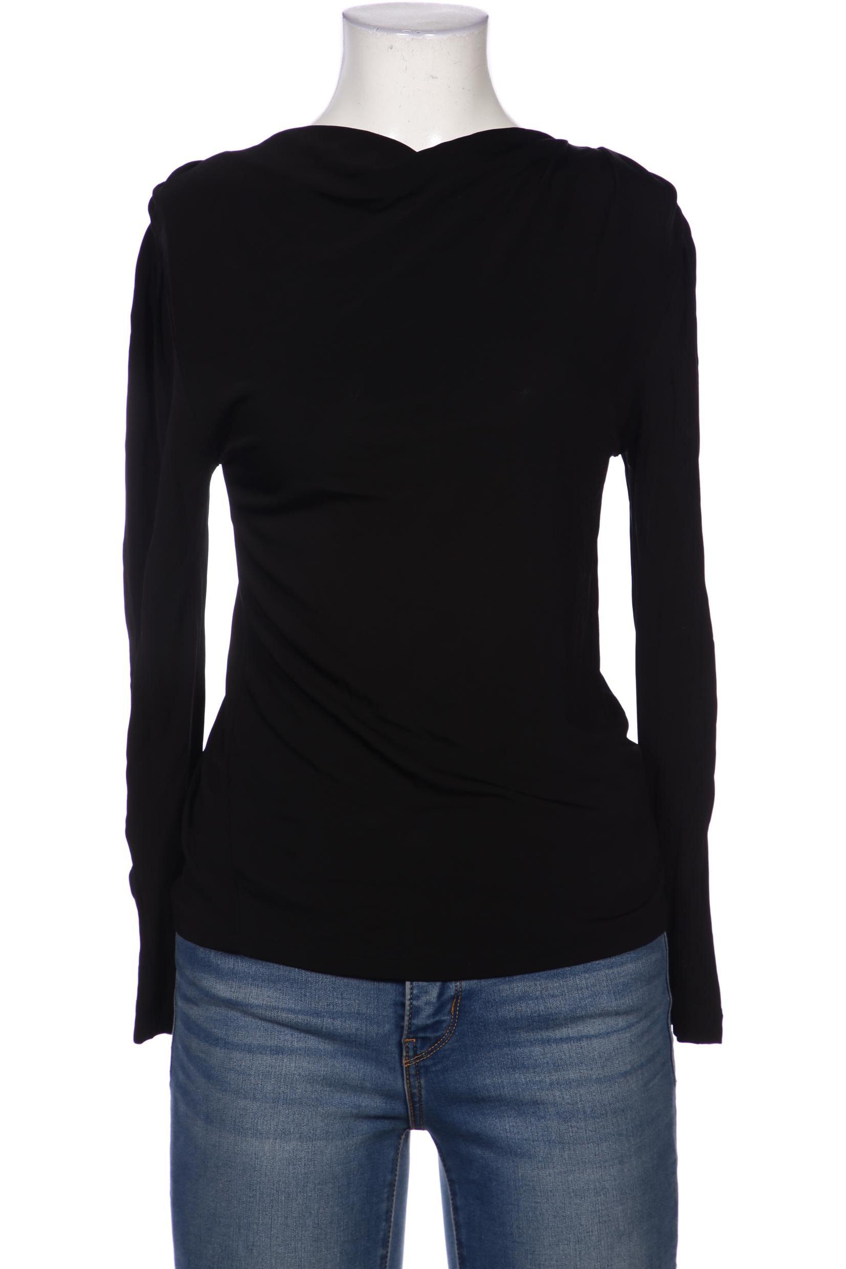 Massimo Dutti Damen Langarmshirt, schwarz von Massimo Dutti