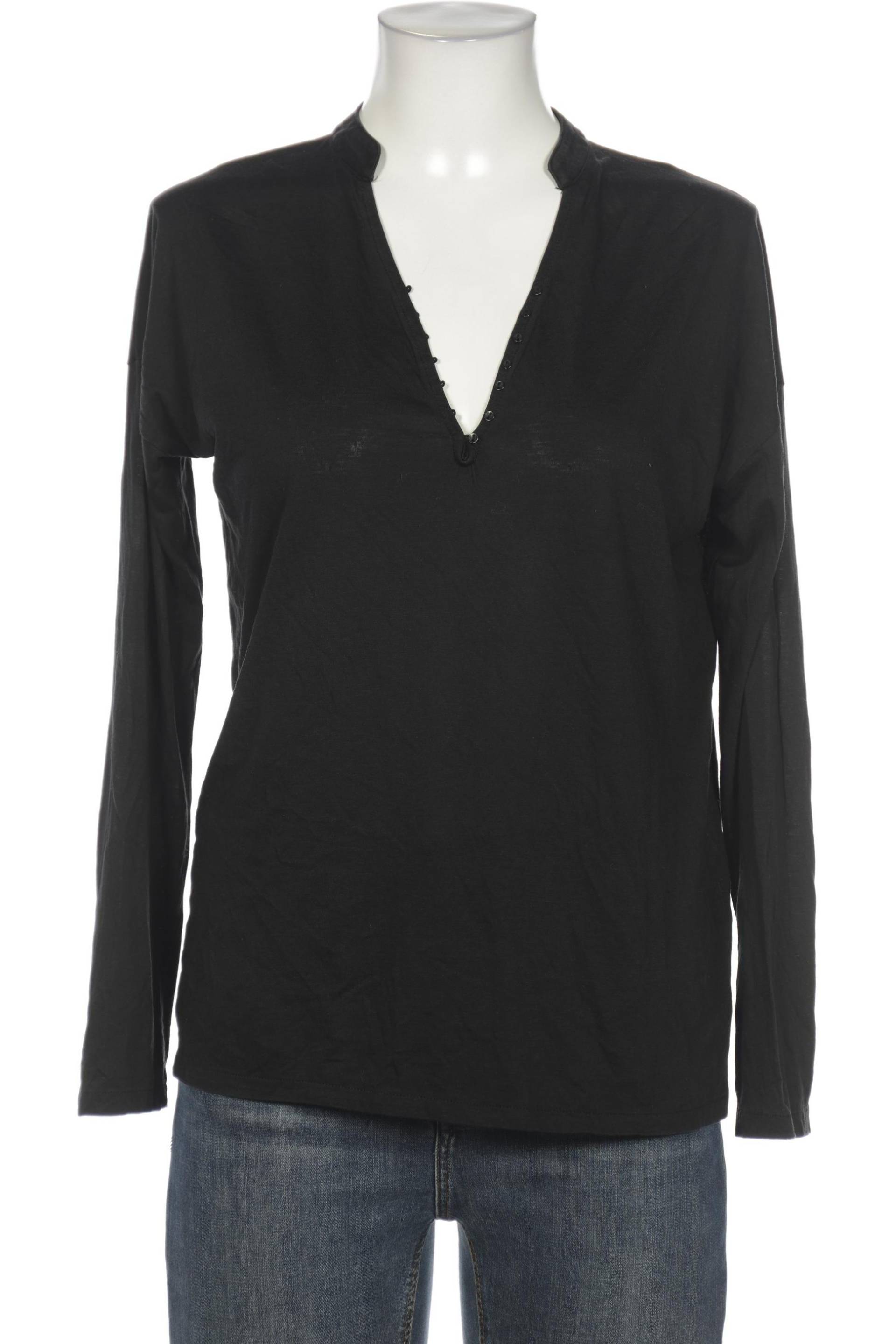 Massimo Dutti Damen Langarmshirt, schwarz von Massimo Dutti