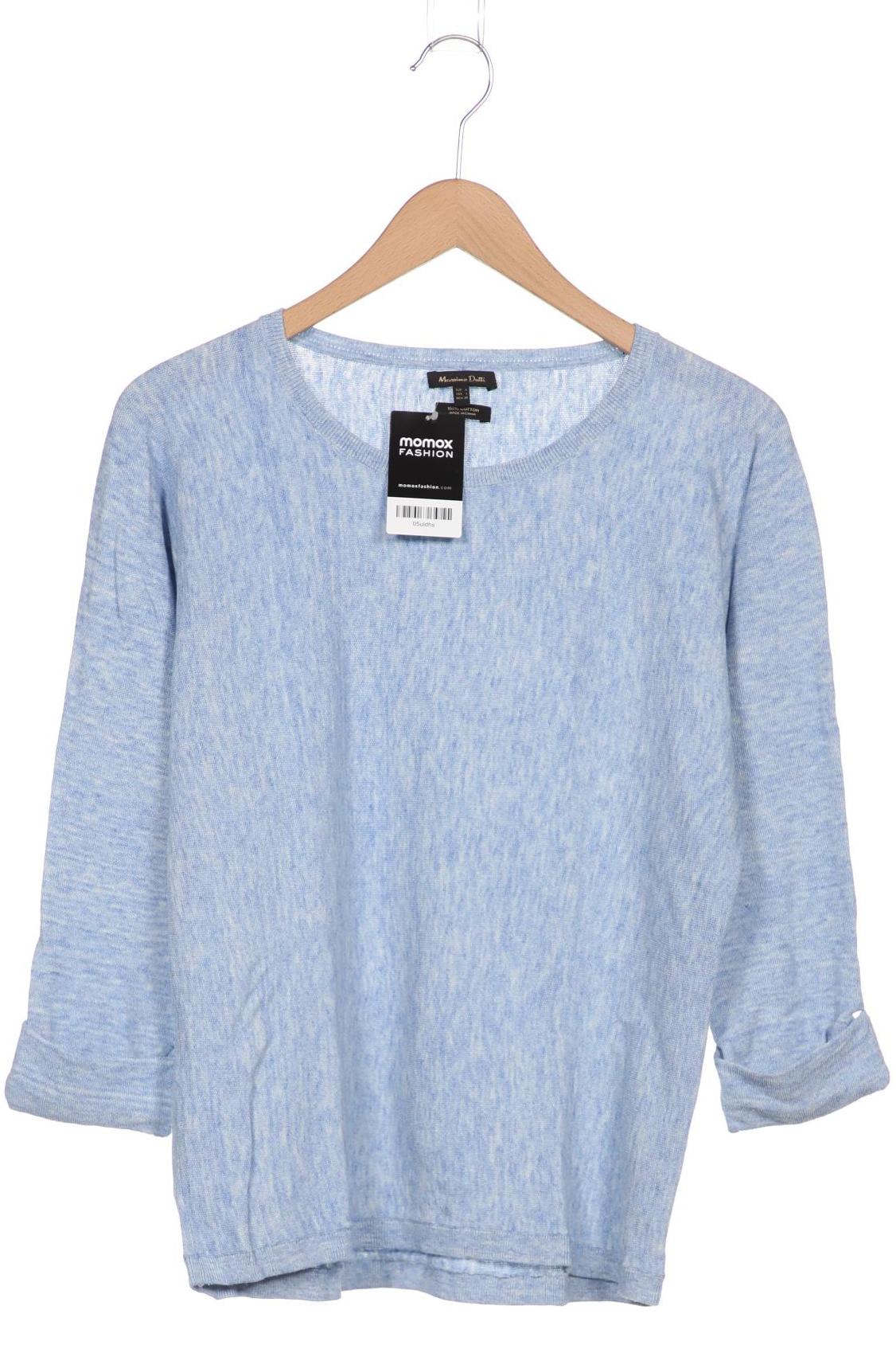 Massimo Dutti Damen Pullover, blau von Massimo Dutti