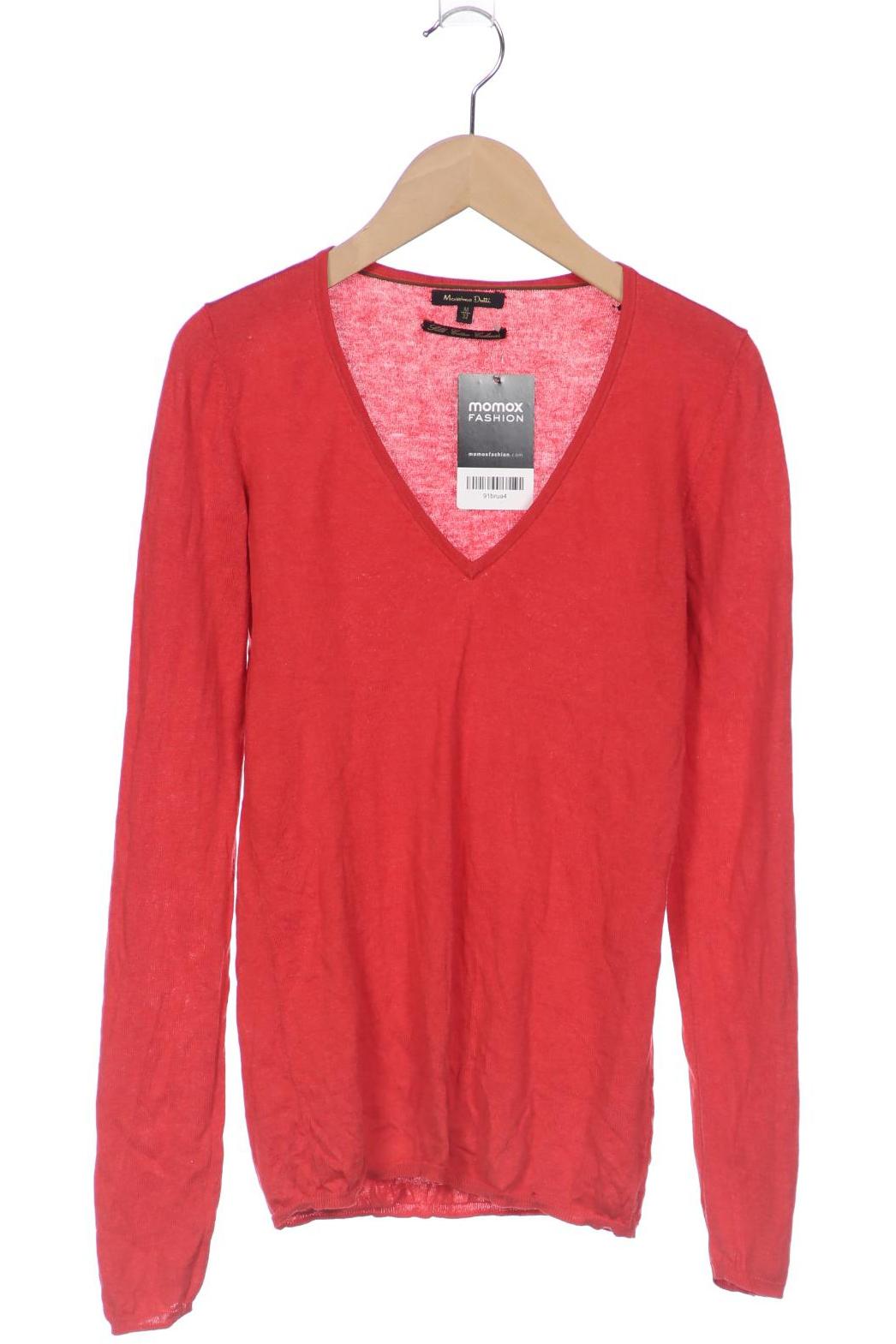 Massimo Dutti Damen Pullover, rot von Massimo Dutti