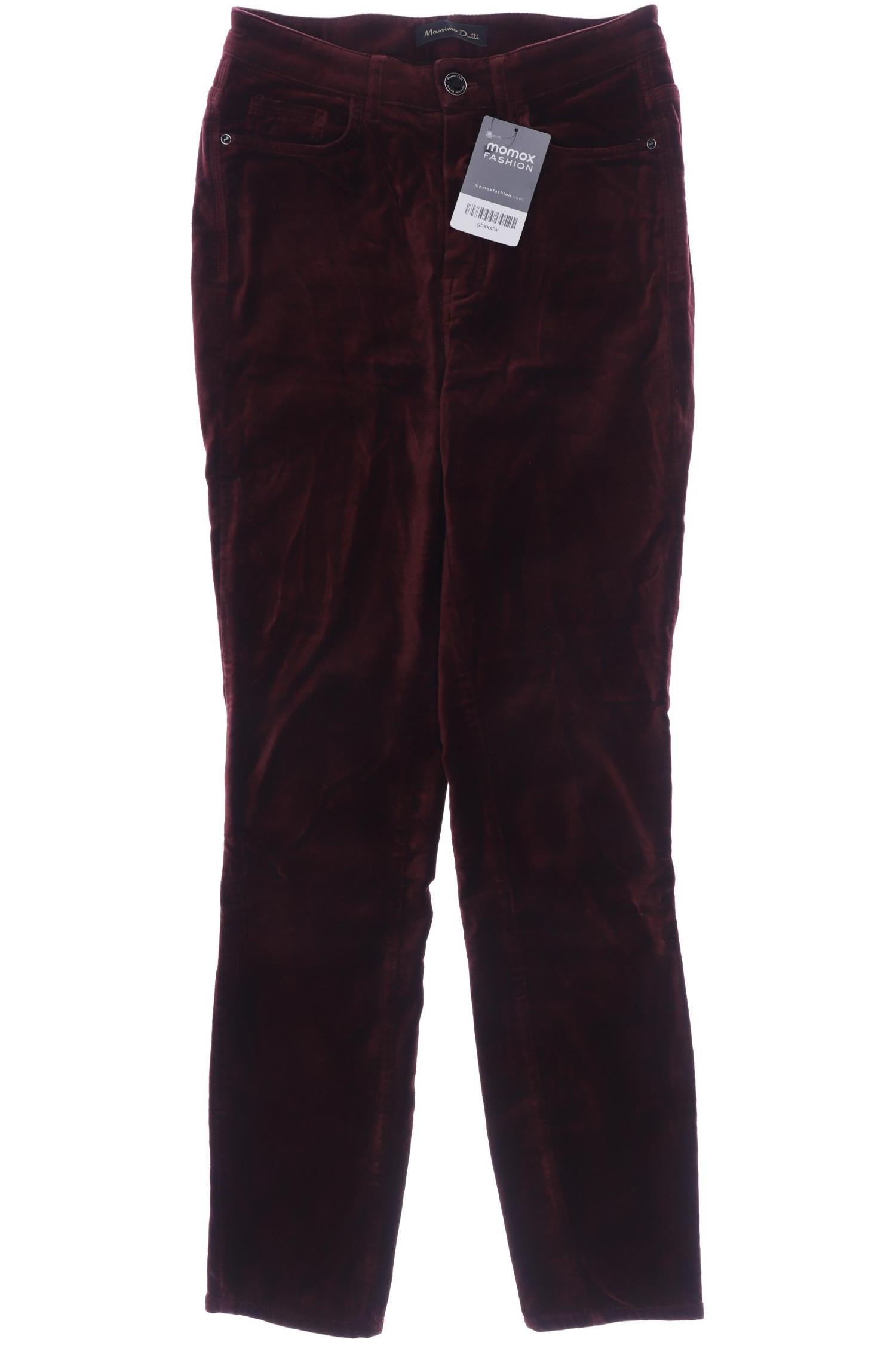 Massimo Dutti Damen Stoffhose, bordeaux von Massimo Dutti