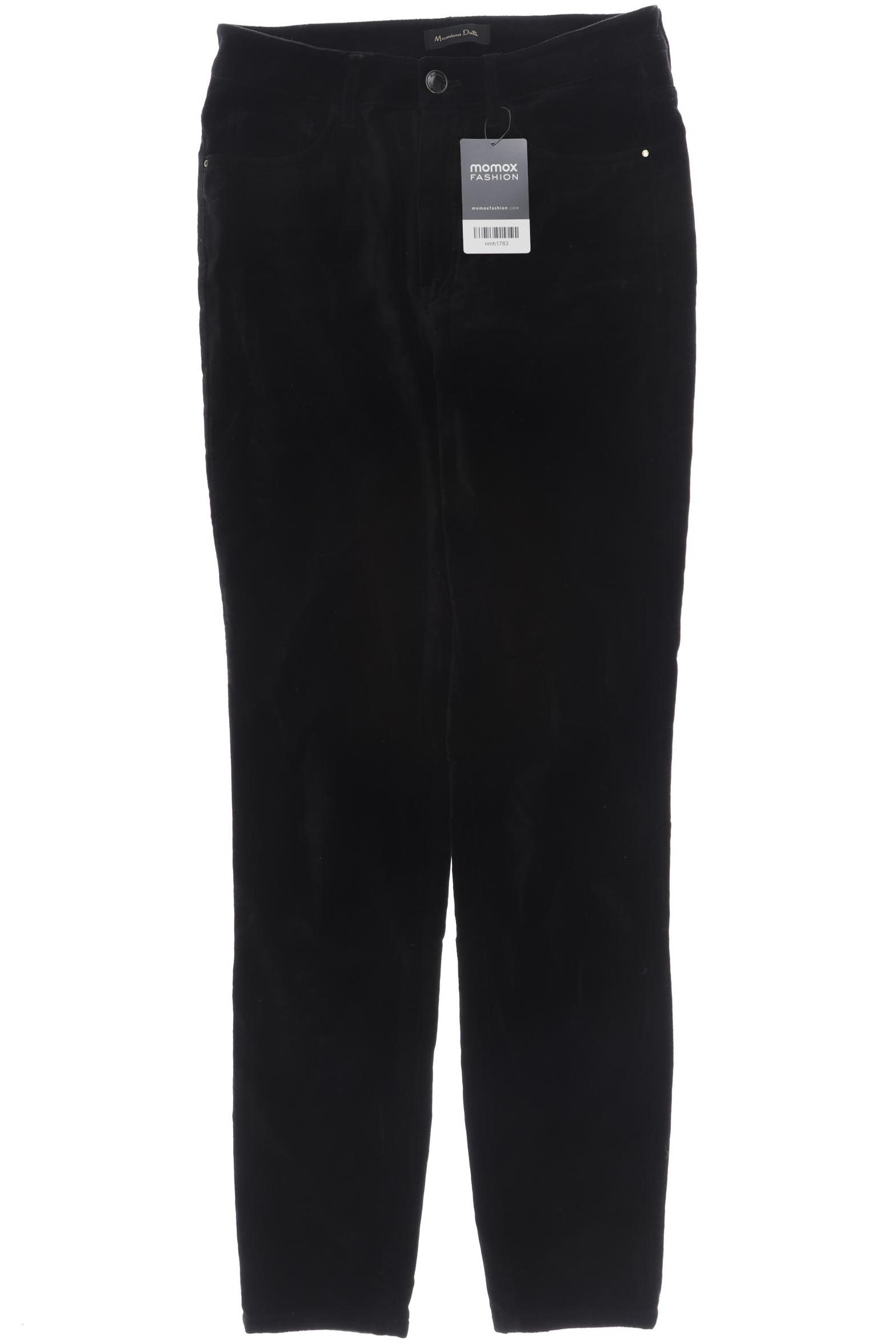 Massimo Dutti Damen Stoffhose, schwarz von Massimo Dutti