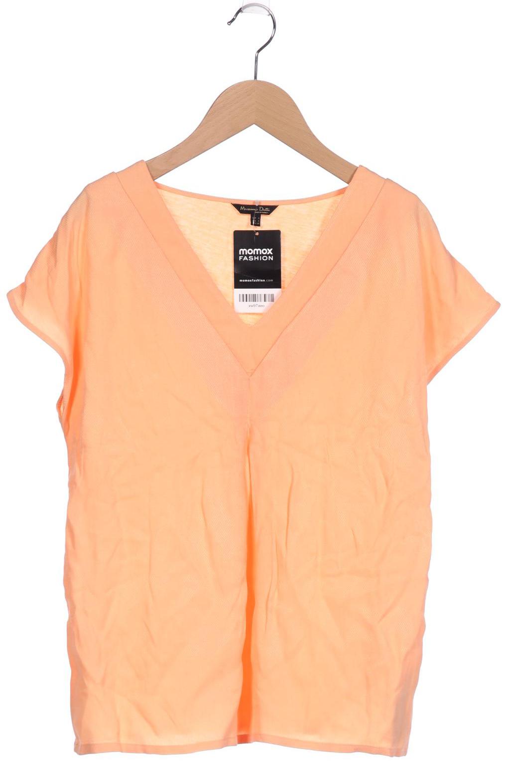 Massimo Dutti Damen T-Shirt, orange, Gr. 36 von Massimo Dutti