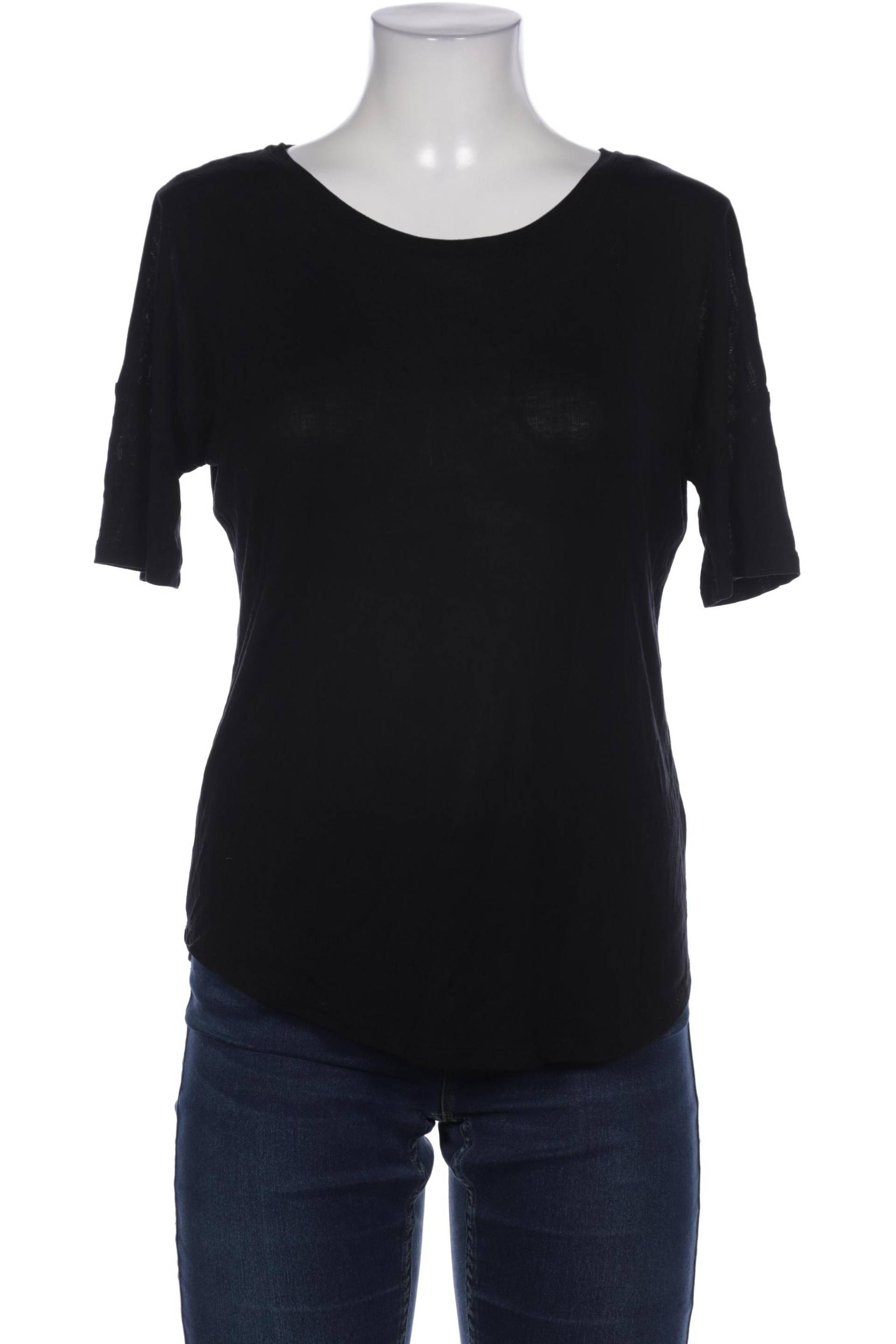 Massimo Dutti Damen T-Shirt, schwarz von Massimo Dutti