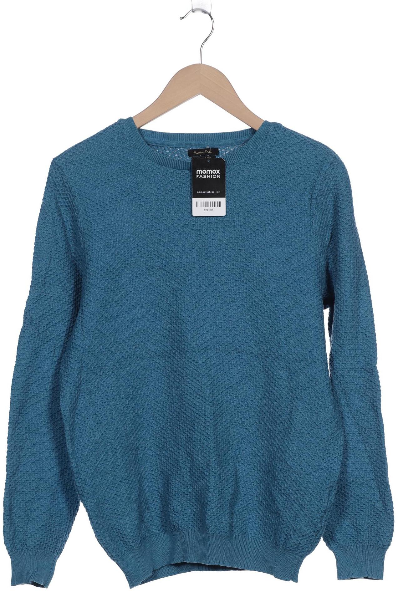 Massimo Dutti Herren Pullover, blau, Gr. 54 von Massimo Dutti