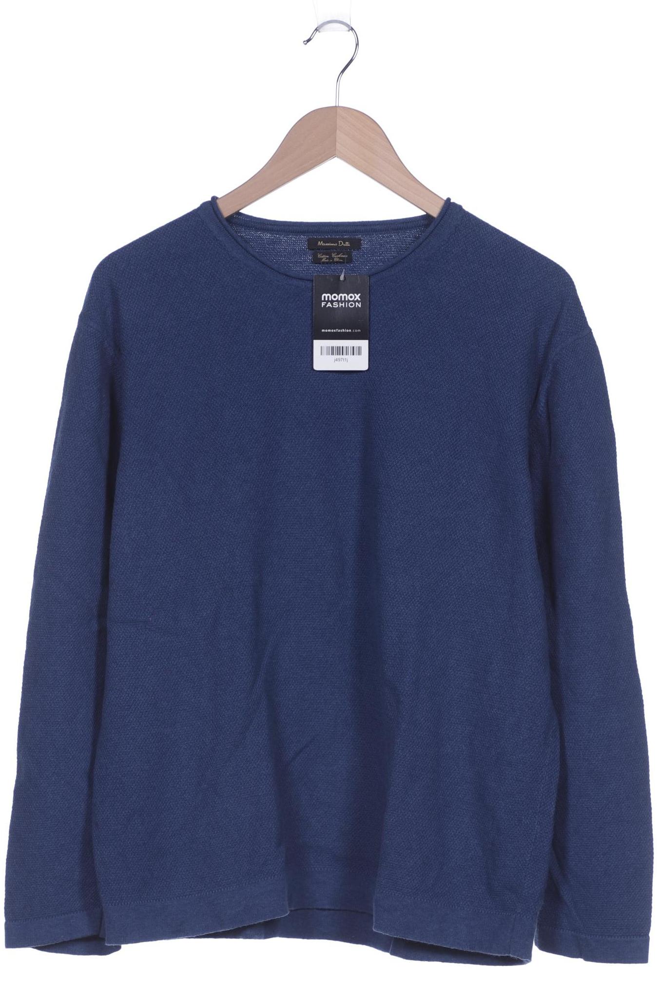 Massimo Dutti Herren Pullover, blau von Massimo Dutti