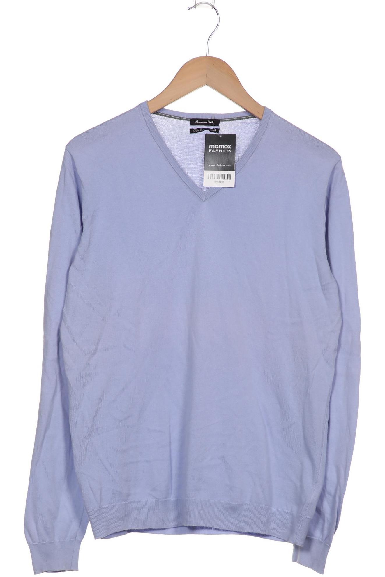 Massimo Dutti Herren Pullover, hellblau von Massimo Dutti