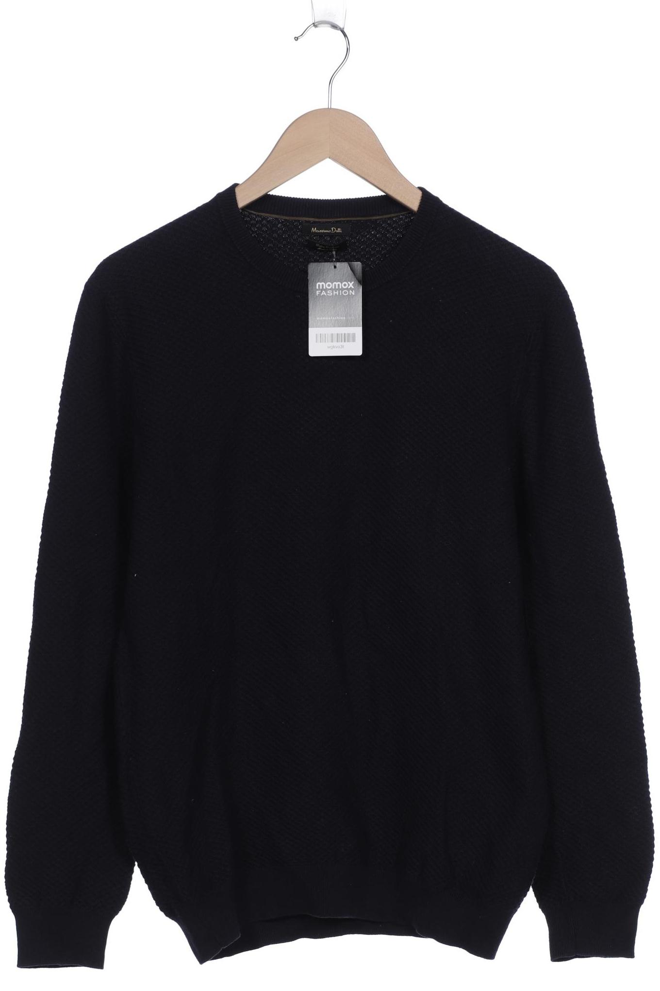 Massimo Dutti Herren Pullover, marineblau von Massimo Dutti