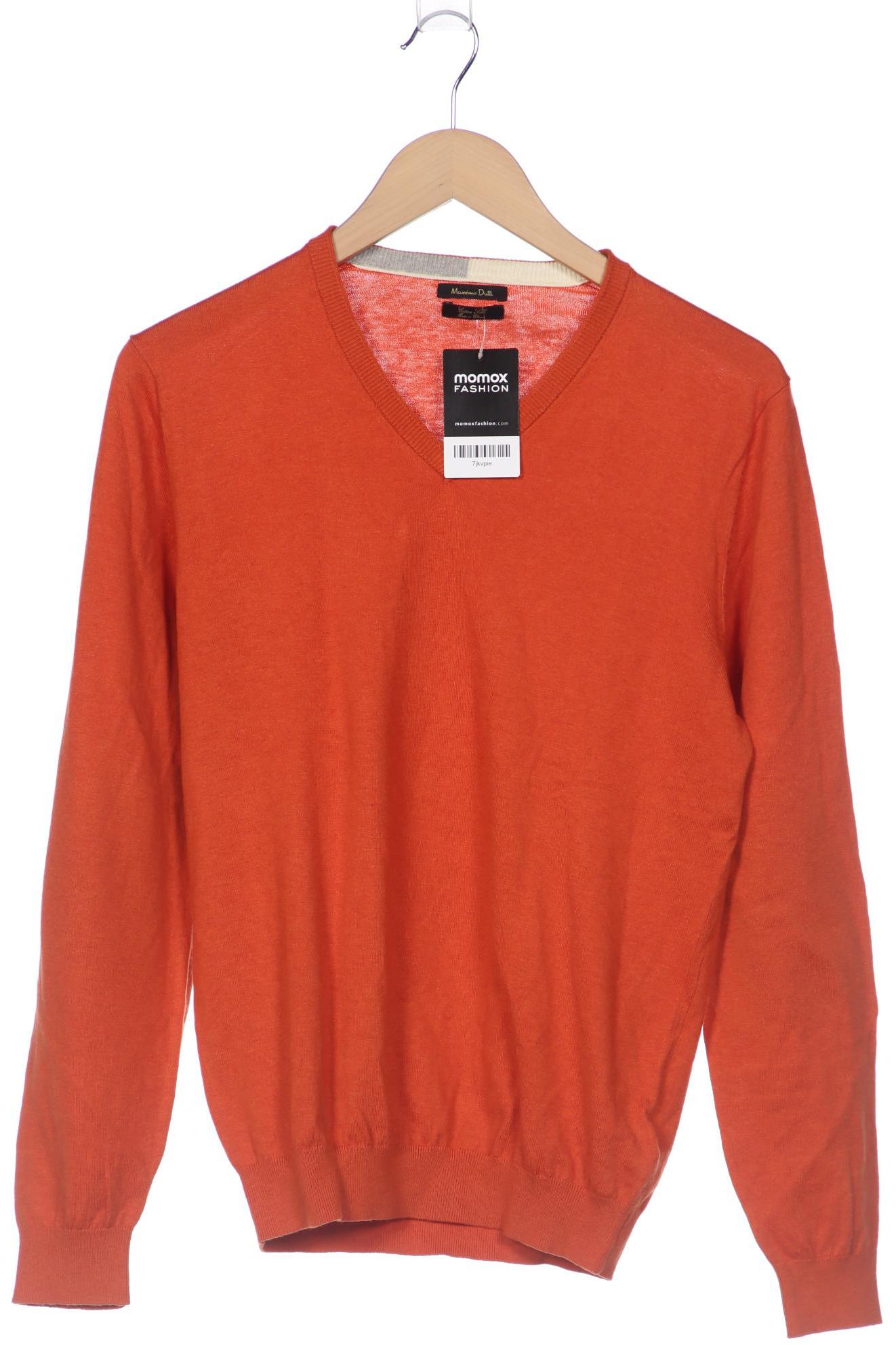 Massimo Dutti Herren Pullover, orange von Massimo Dutti