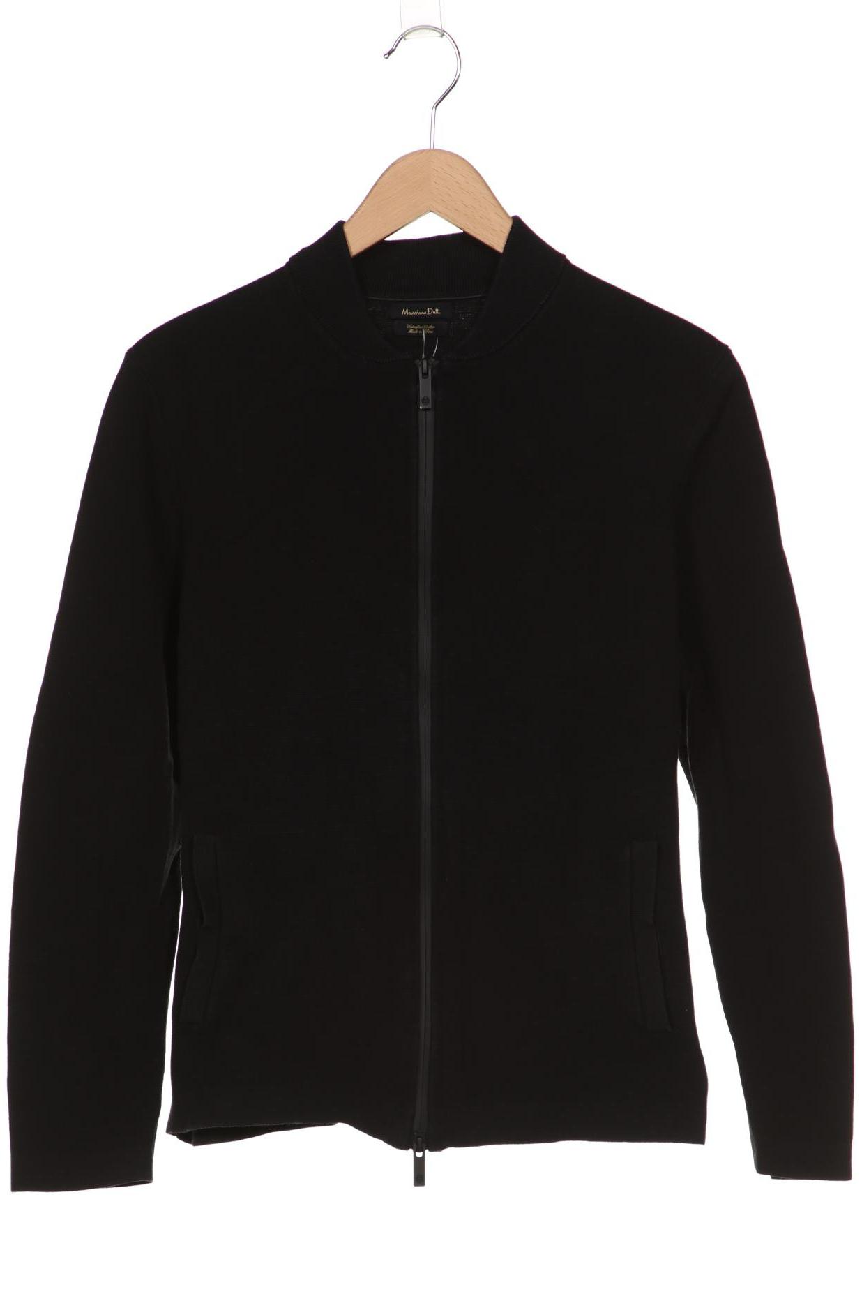 Massimo Dutti Herren Strickjacke, schwarz von Massimo Dutti