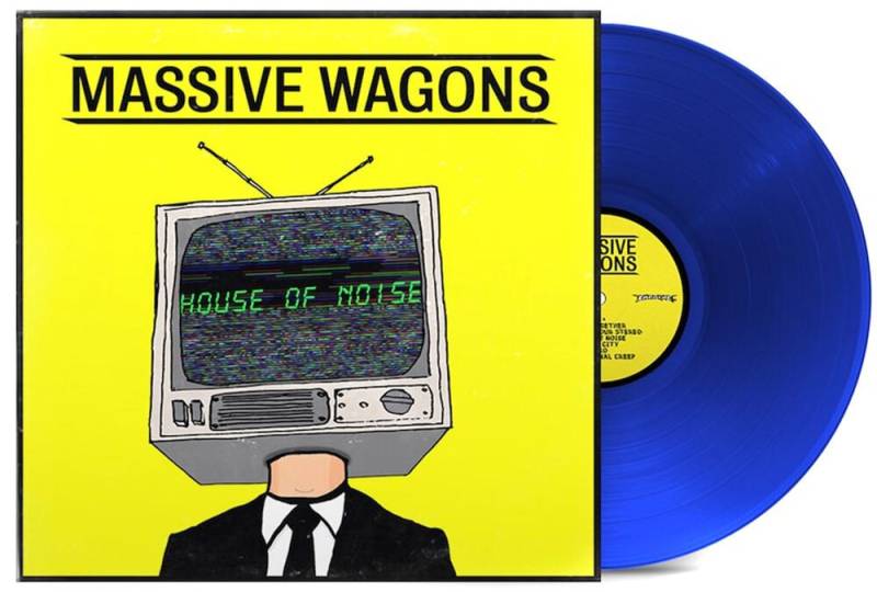 Massive Wagons House of noise LP blau von Massive Wagons