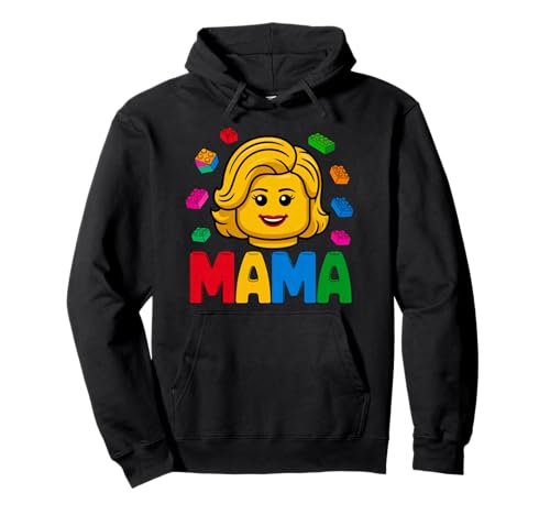 Familie Mama Mama Meister Baumeister Bausteine Bausteine Mutter Pullover Hoodie von Master Builder Family Birthday Kids Toddler Gifts