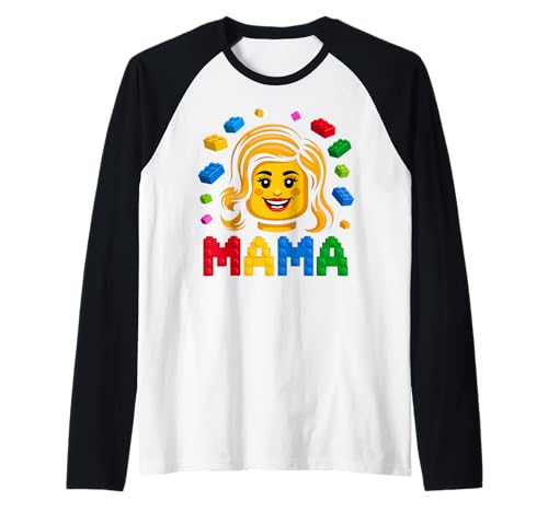Familie Mama Mama Meister Baumeister Bausteine Bausteine Mutter Raglan von Master Builder Family Birthday Kids Toddler Gifts
