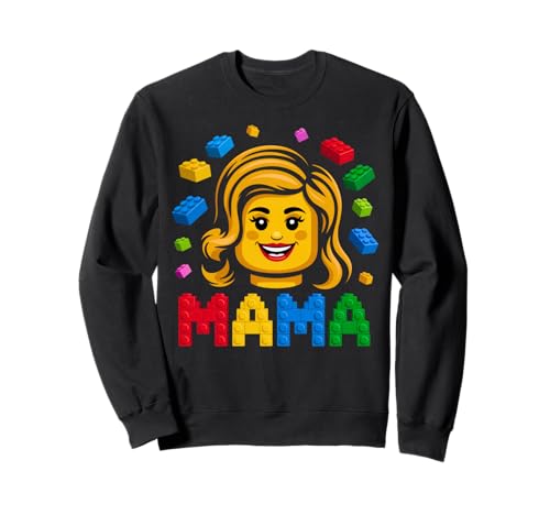 Familie Mama Mama Meister Baumeister Bausteine Bausteine Mutter Sweatshirt von Master Builder Family Birthday Kids Toddler Gifts