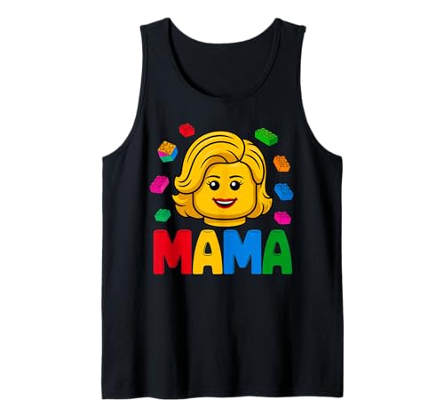 Familie Mama Mama Meister Baumeister Bausteine Bausteine Mutter Tank Top von Master Builder Family Birthday Kids Toddler Gifts