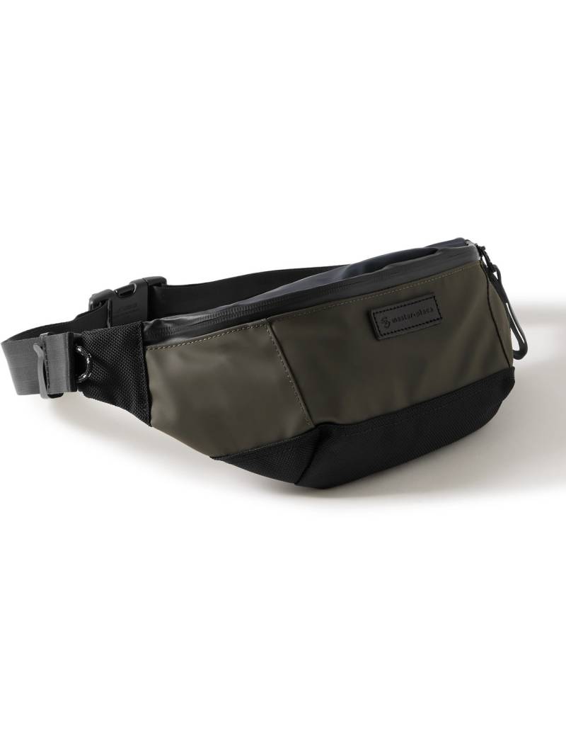 Master-Piece - Slick Rubberised Shell and CORDURA® Ballistic Nylon Belt Bag - Men - Gray von Master-Piece