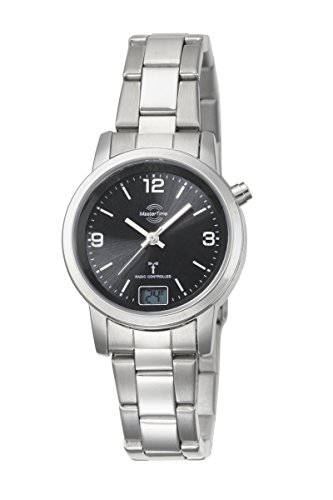 Master Time Funk Quarz Damen Uhr Analog-Digital mit Edelstahl Armband MTLA-10303-21M von Master Time