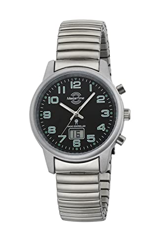 Master Time Funk Quarz Damen Uhr Analog-Digital mit Edelstahl Armband MTLA-10764-22Z von Master Time