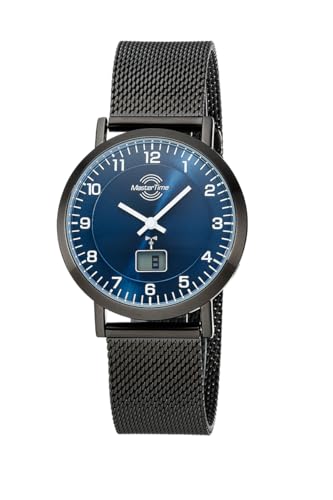 Master Time Funk Quarz Damen Uhr Analog-Digital mit Edelstahl Milanaise Armband MTLS-10742-32M von Master Time