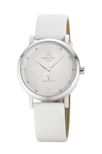 Master Time Funk Quarz Damen Uhr Analog-Digital mit Leder Armband MTLA-10800-45L von Master Time