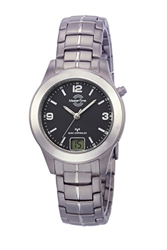 Master Time Funk Quarz Damen Uhr Analog-Digital mit Titan Armband MTLT-10350-22M von Master Time