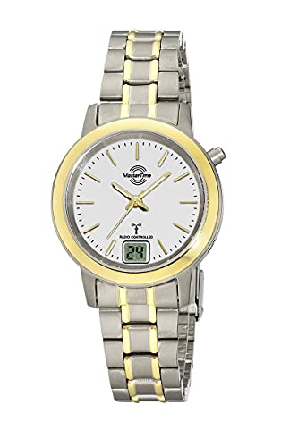 Master Time Funk Quarz Damen Uhr Analog-Digital mit Titan Armband MTLT-10752-51M von Master Time