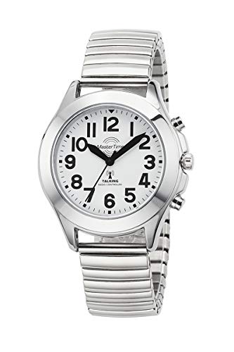 Master Time Funk Quarz Damen Uhr Analog mit Edelstahl Armband MTLA-10706-60M von Master Time