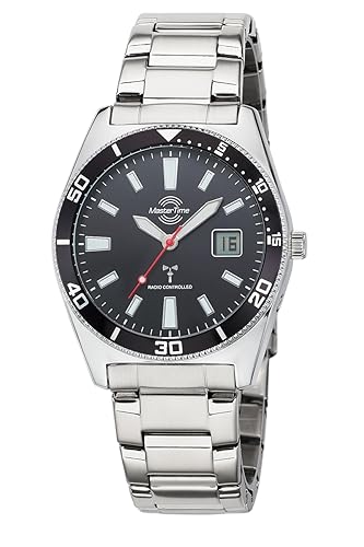 Master Time Funk Quarz Herren Uhr Analog-Digital mit Edelstahl Armband MTGA-10857-21M von Master Time