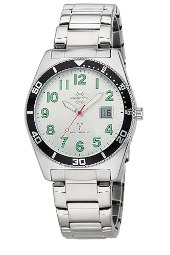 Master Time Funk Quarz Herren Uhr Analog-Digital mit Edelstahl Armband MTGA-10859-41M von Master Time