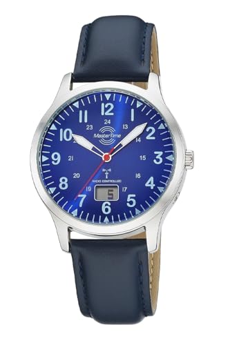 Master Time Funk Quarz Herren Uhr Analog-Digital mit Leder Armband MTGA-10958-32L von Master Time