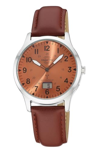 Master Time Funk Quarz Herren Uhr Analog-Digital mit Leder Armband MTGA-10959-82L von Master Time