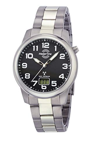 Master Time Funk Quarz Herren Uhr Analog-Digital mit Titan Armband MTGT-10651-50M von Master Time