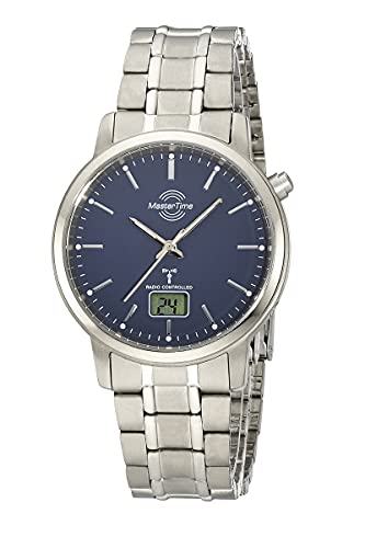 Master Time Funk Quarz Herren Uhr Analog-Digital mit Titan Armband MTGT-10755-31M von Master Time