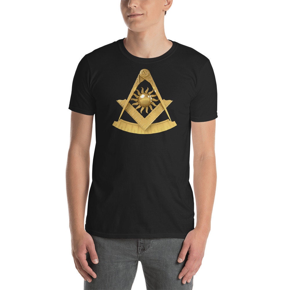 Freimaurer Past Master Shirt, Gold Emblem, Shirt von MasterMasonMade